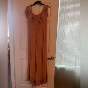 LARGE ORANGE SWIMSUIT COVER